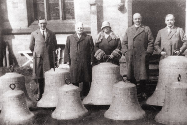 the bells after being recast.