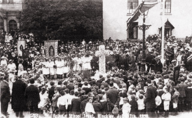 St Peter's School Treat, Hinckley, July 17th 1920